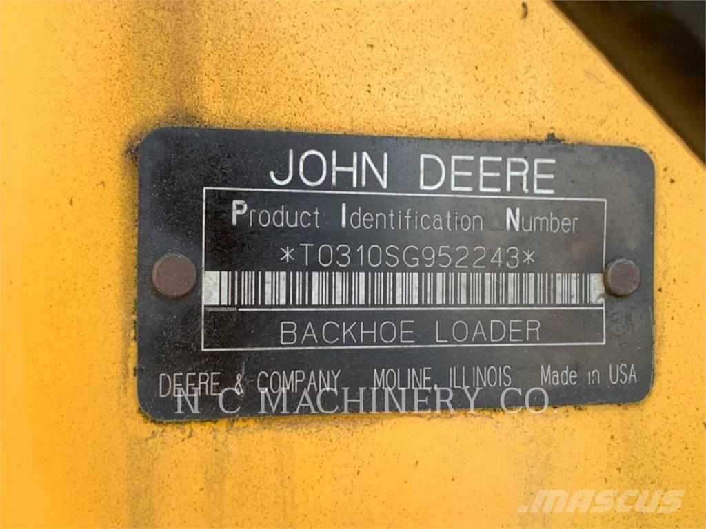 John Deere 310SG 백호로더