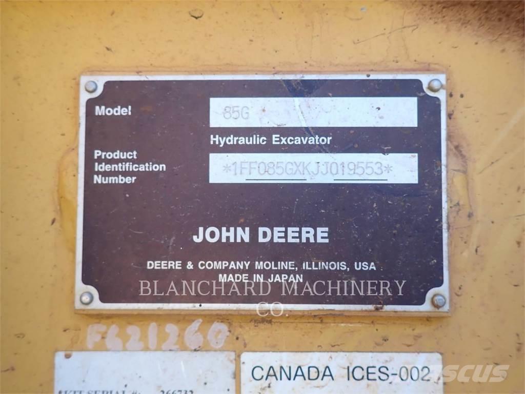 John Deere 85G 대형 굴삭기 29톤 이상