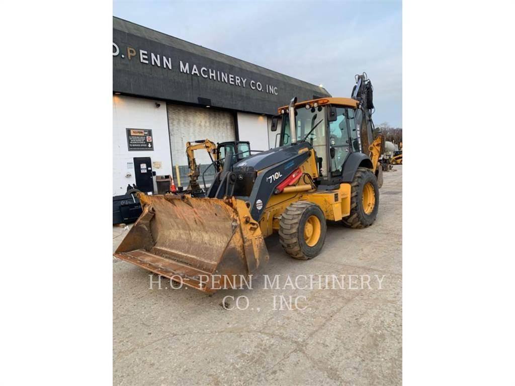 John Deere JD710D 백호로더