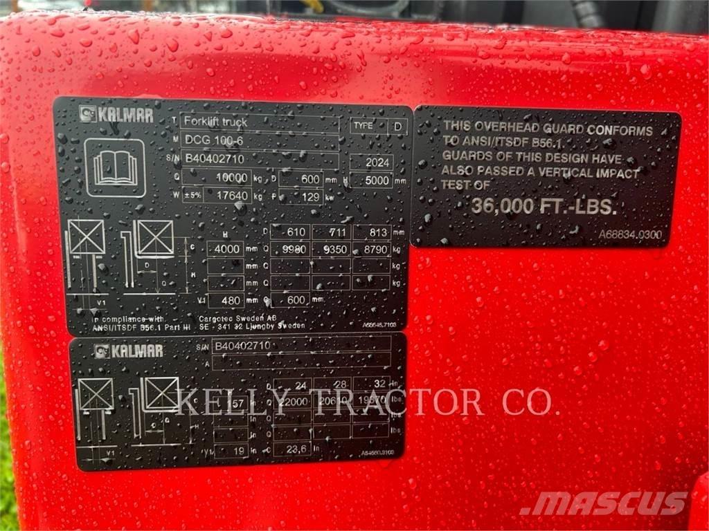 Kalmar DCG100-6 디젤 지게차
