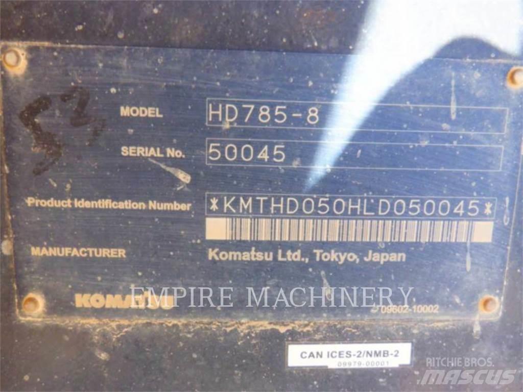 Komatsu HD785-8 연결식 홀러