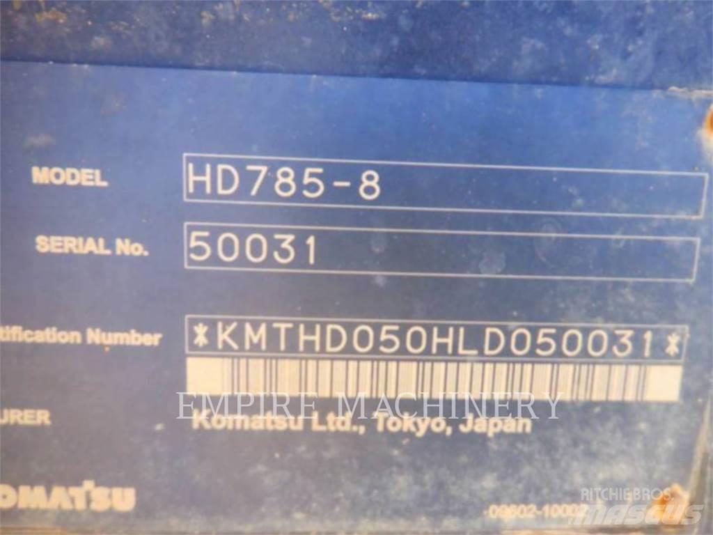 Komatsu HD785-8 연결식 홀러
