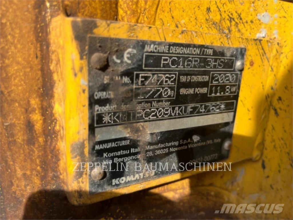 Komatsu PC16R 대형 굴삭기 29톤 이상