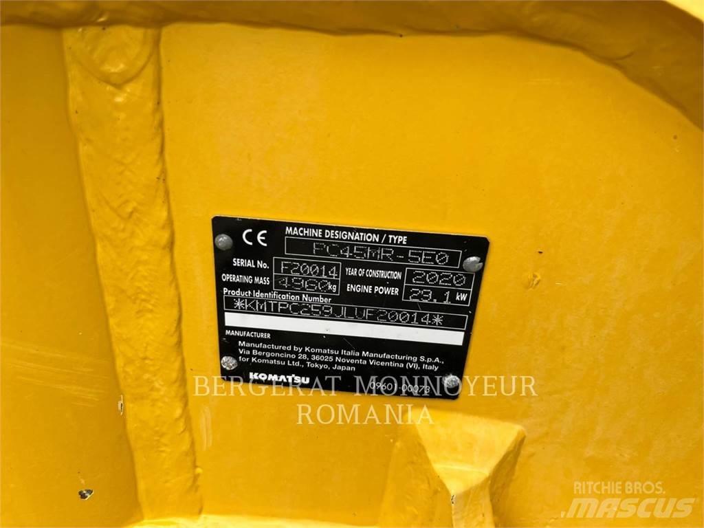 Komatsu PC45MR - 5E0 소형 굴삭기 7톤 미만