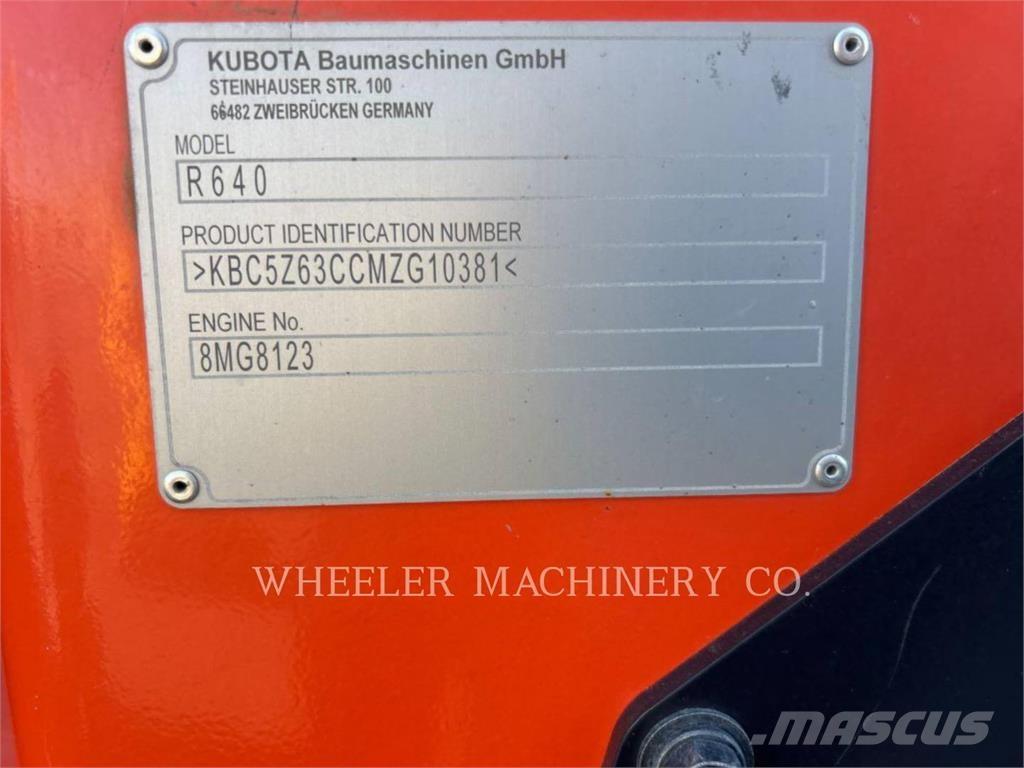 Kubota R640 CWL  휠로우더