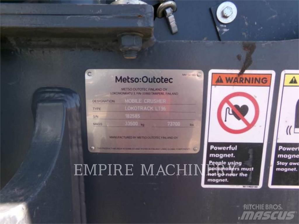 Metso LT96 이동식 분쇄기