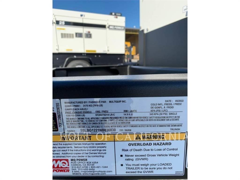 MultiQuip GENSET 45 기타 발전기