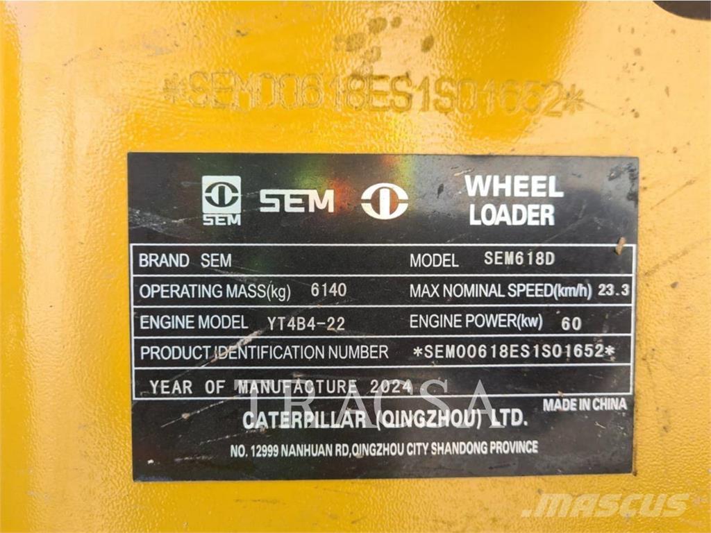 SEM MACHINERY SEM618D  휠로우더