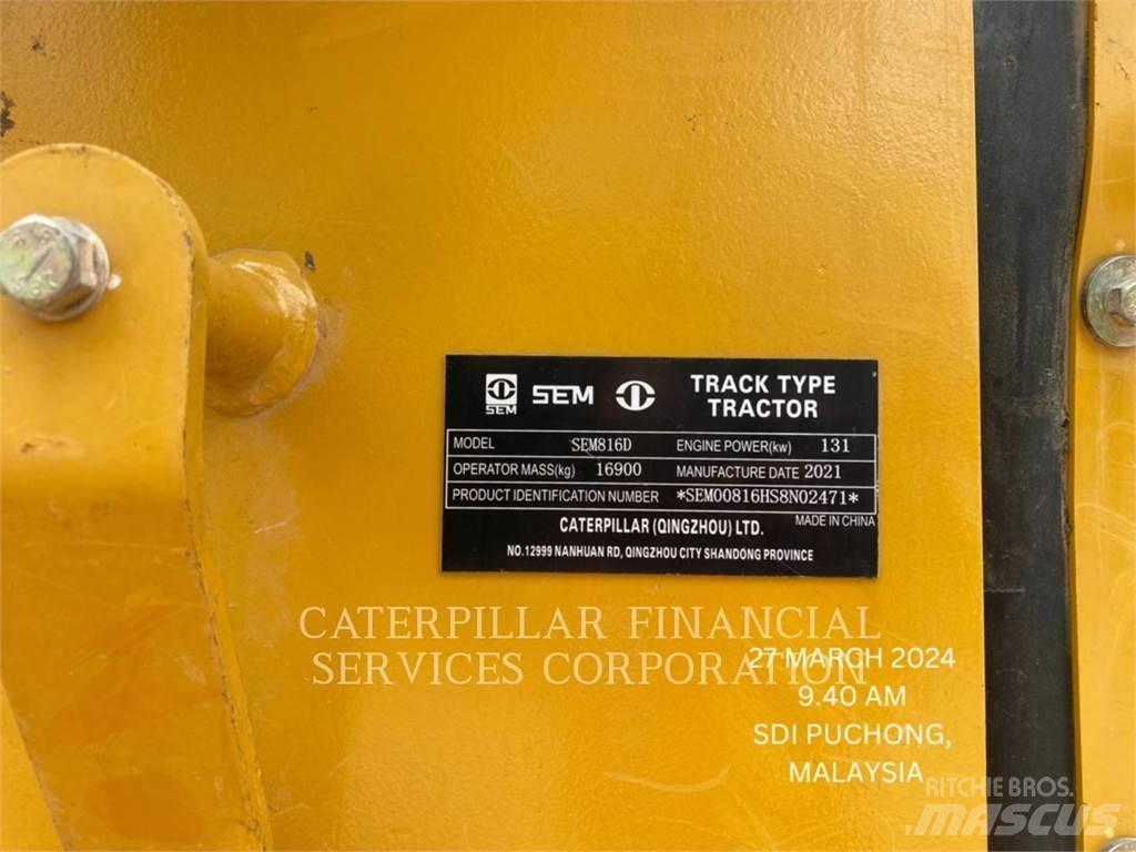 SEM MACHINERY SEM816D 크롤러 도저