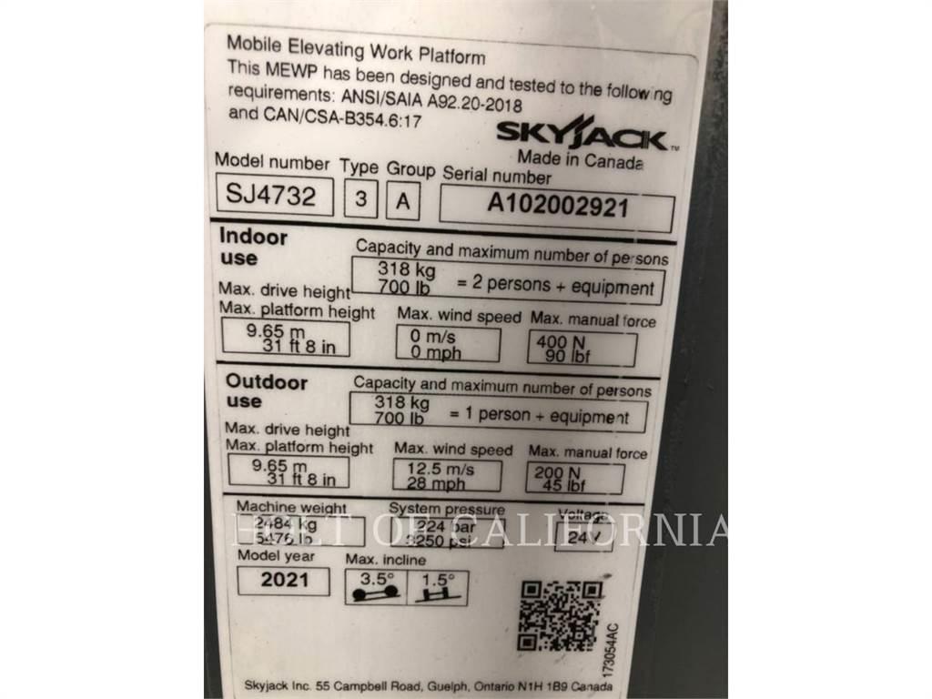 Skyjack SCISSOR32E 가위형 리프트