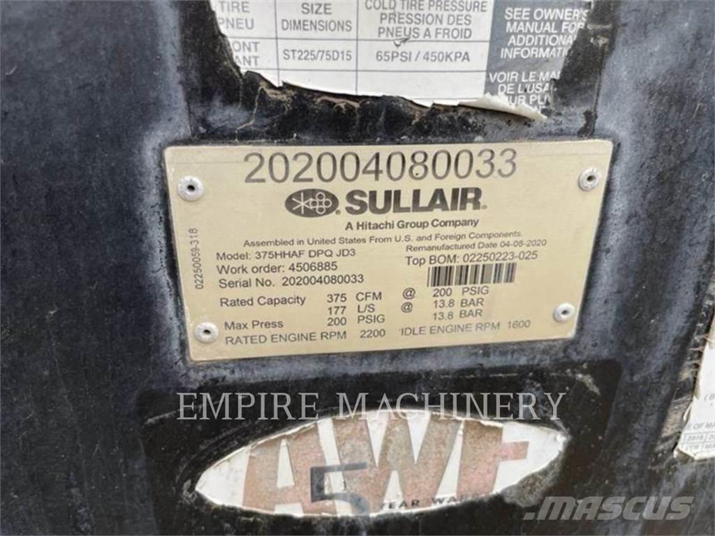 Sullair DPQ375HHAF 콤푸레샤