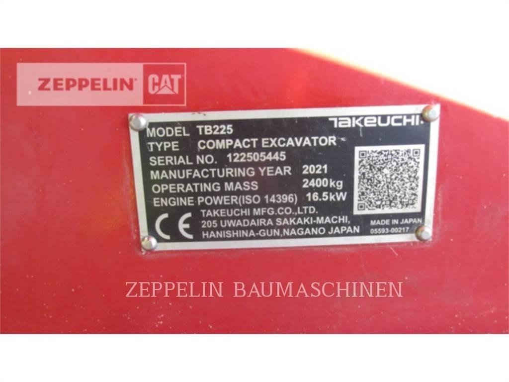 Takeuchi TB225 대형 굴삭기 29톤 이상