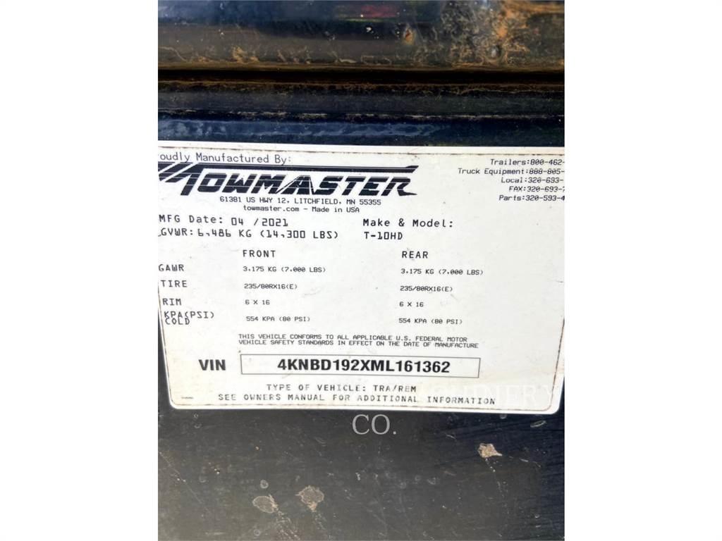 TOWMASTER T-10DH 기타 트레일러