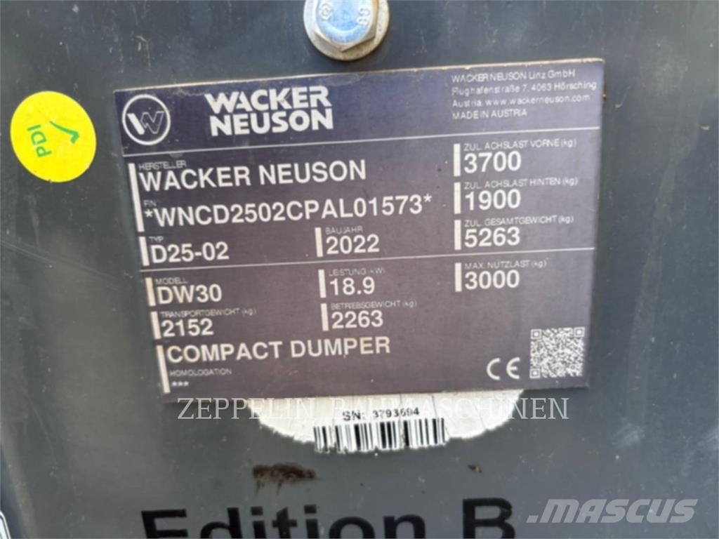 Wacker DW30 연결식 홀러