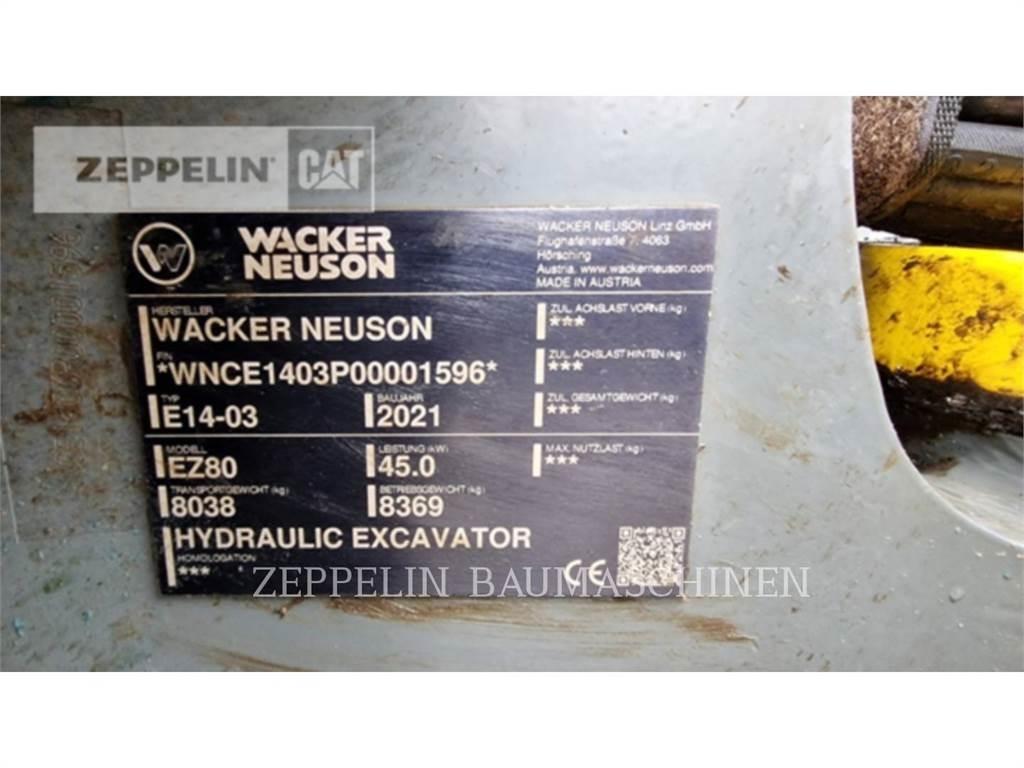 Wacker EZ80 대형 굴삭기 29톤 이상
