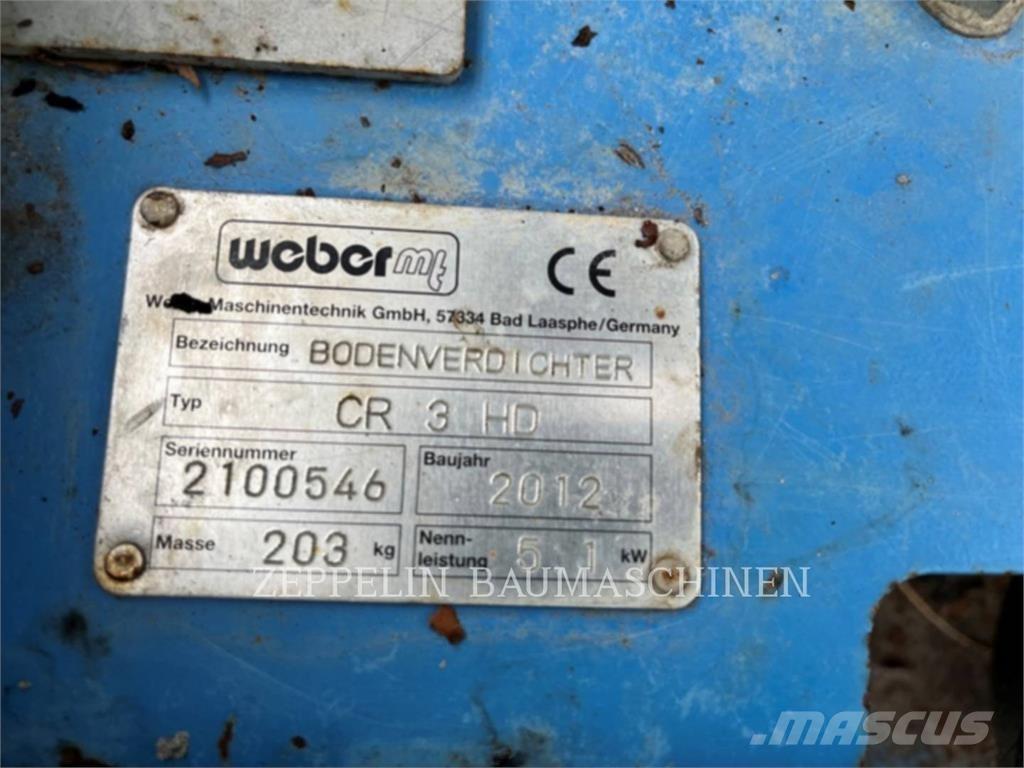 Weber CR-3HD 진동롤러