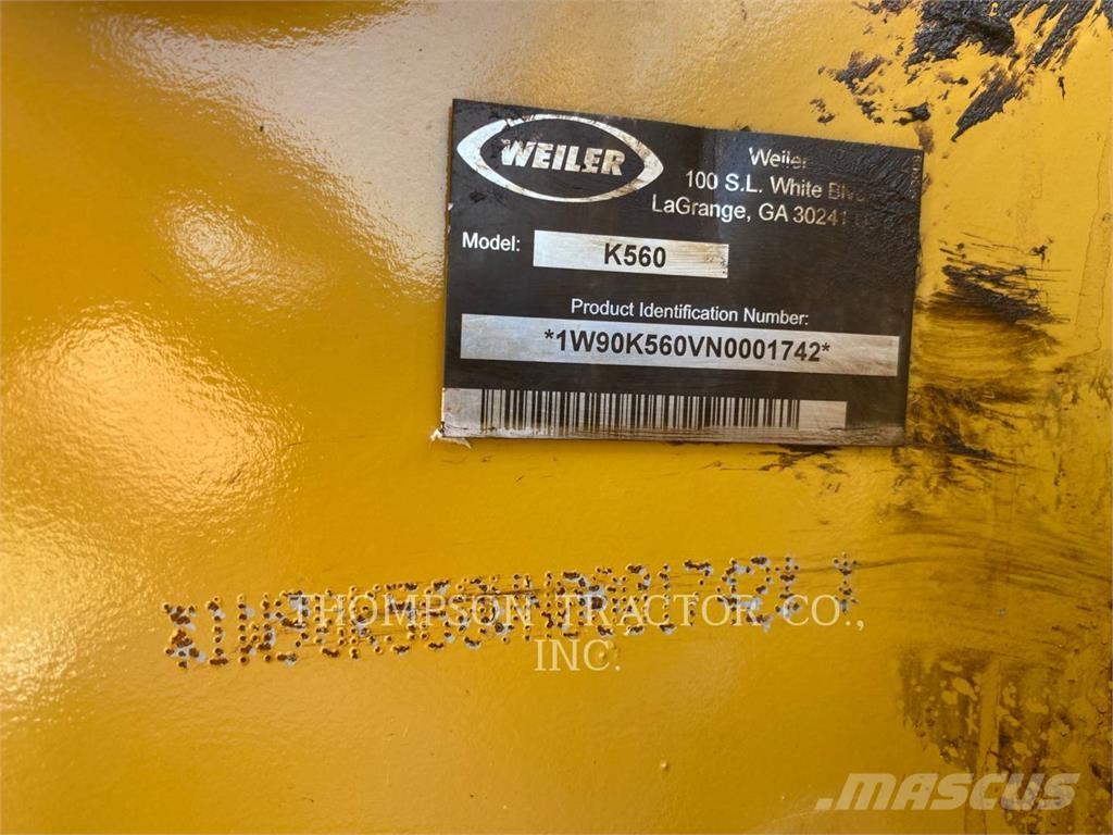 Weiler K560FV 굴절식 크레인