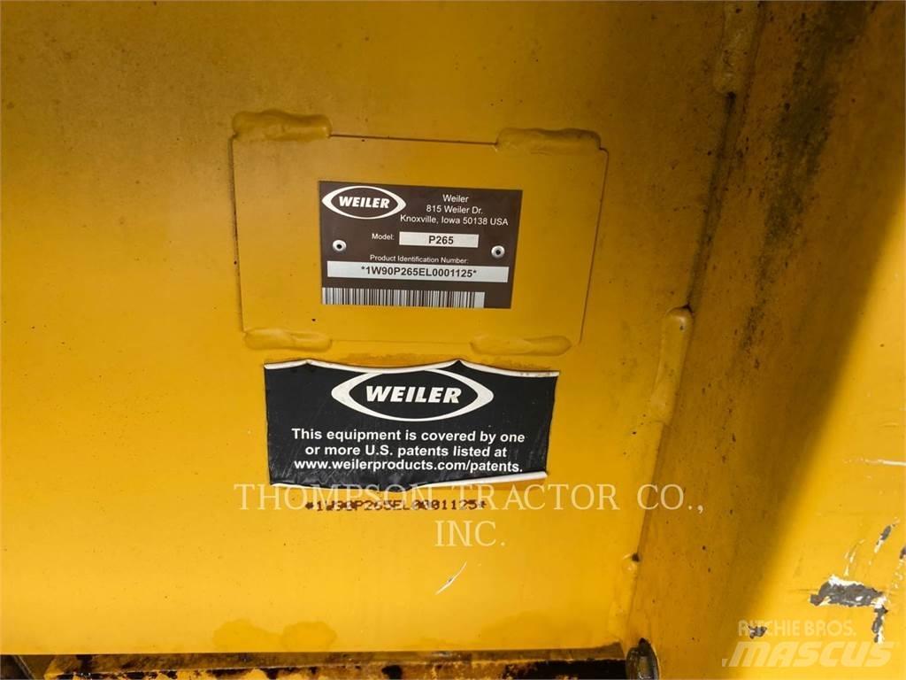 Weiler P265FV 아스팔트 포장장비
