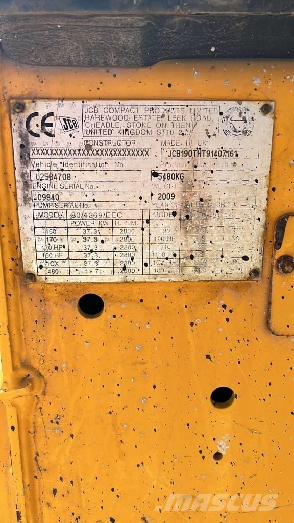 JCB 190 T  스키드로더