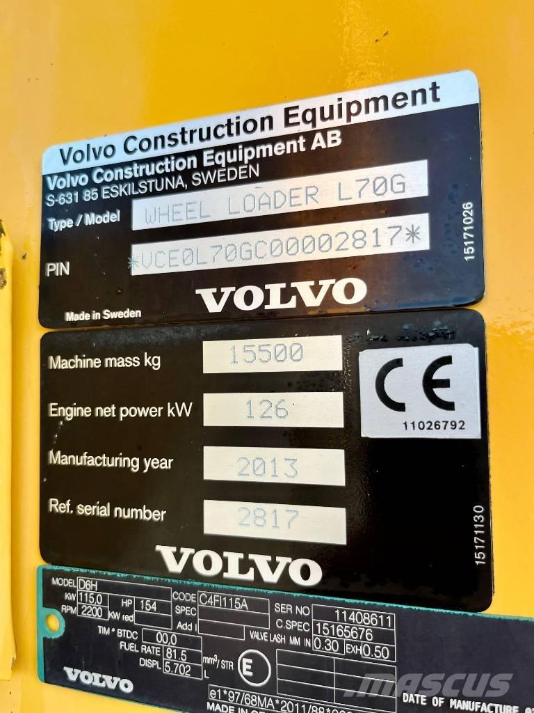 Volvo L 70 G  휠로우더