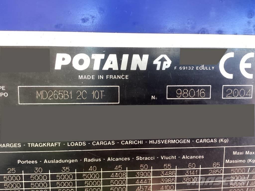 Potain MD265B1-J10 타워 크레인