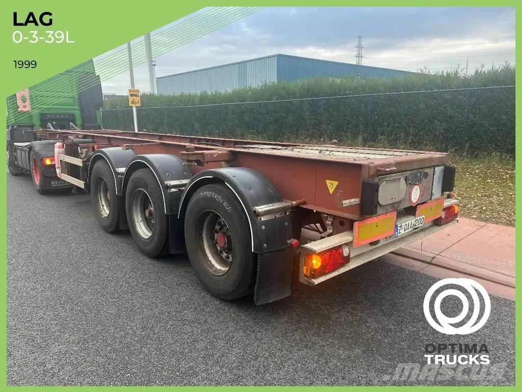 LAG 0-3-39L 컨테이너 세미 트레일러