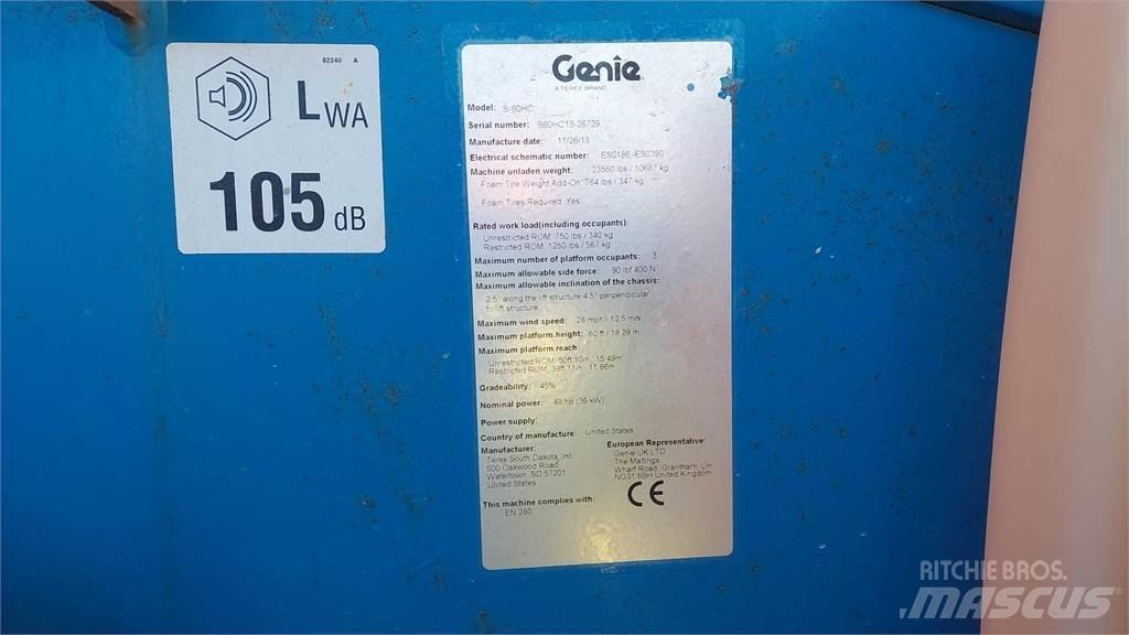Genie S60HCE 견인식 전동이동 리프트