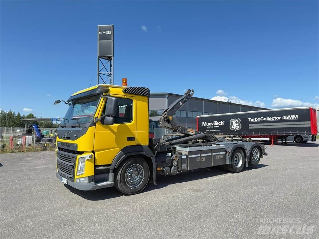 Volvo FM410 6x2*4 훅 리프트 트럭