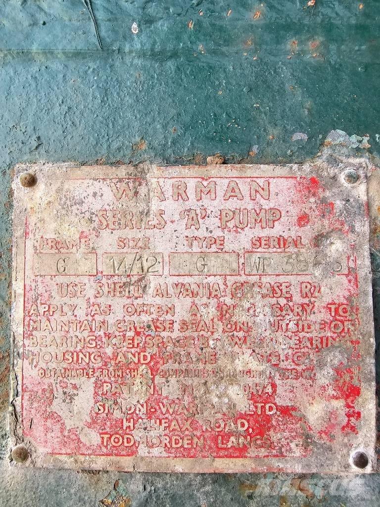 Warman pump 14/12'' 준설선