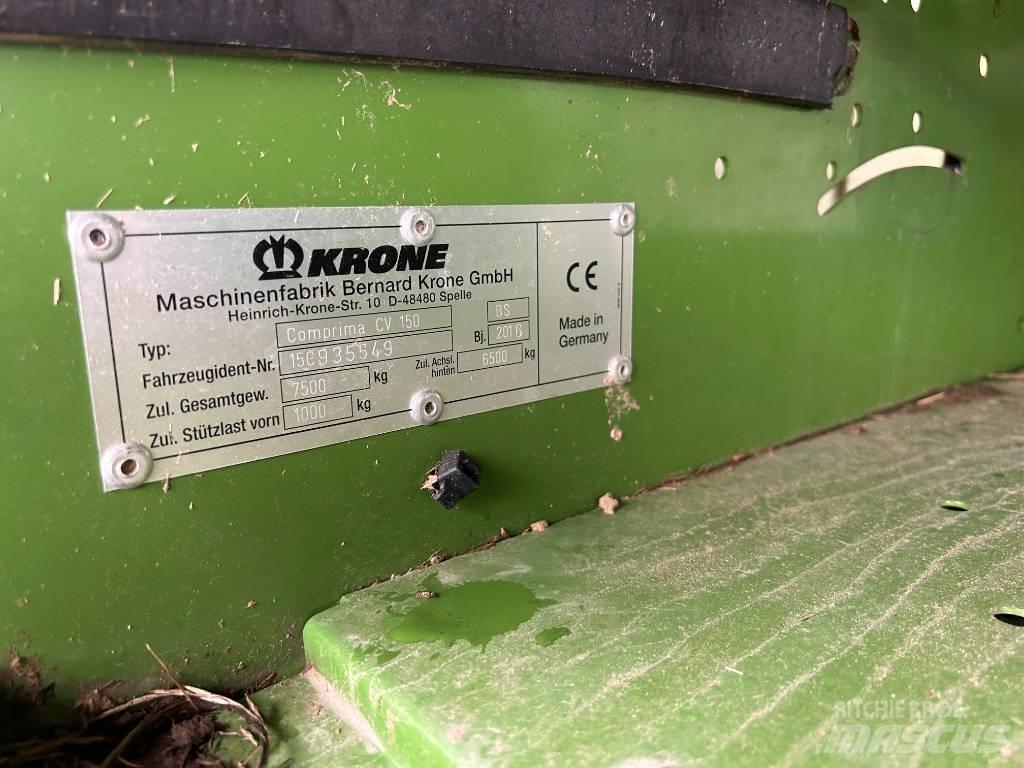 Krone CV150XC 원형 곤포기