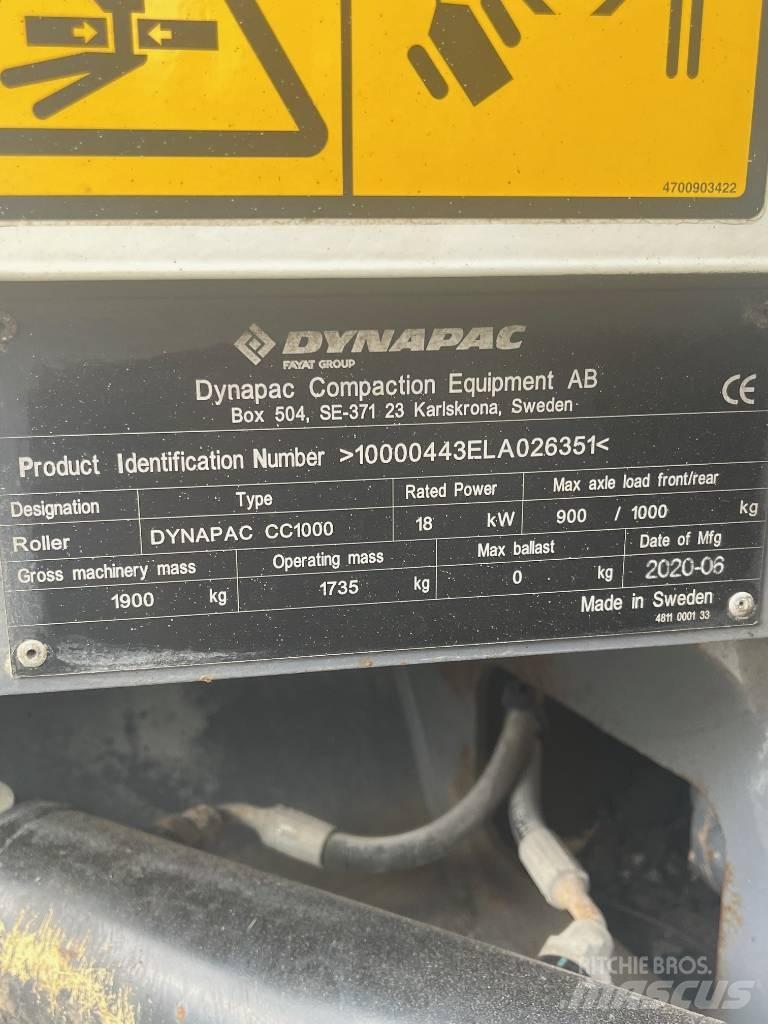 Dynapac CC 1000 트윈 드럼 롤러