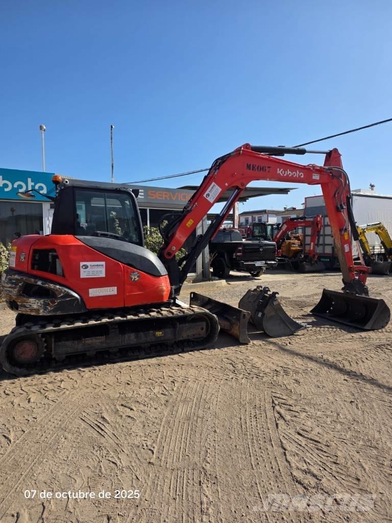 Kubota KX80-4a2 중형굴삭기 7톤-28톤