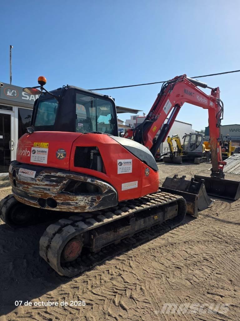 Kubota KX80-4a2 중형굴삭기 7톤-28톤