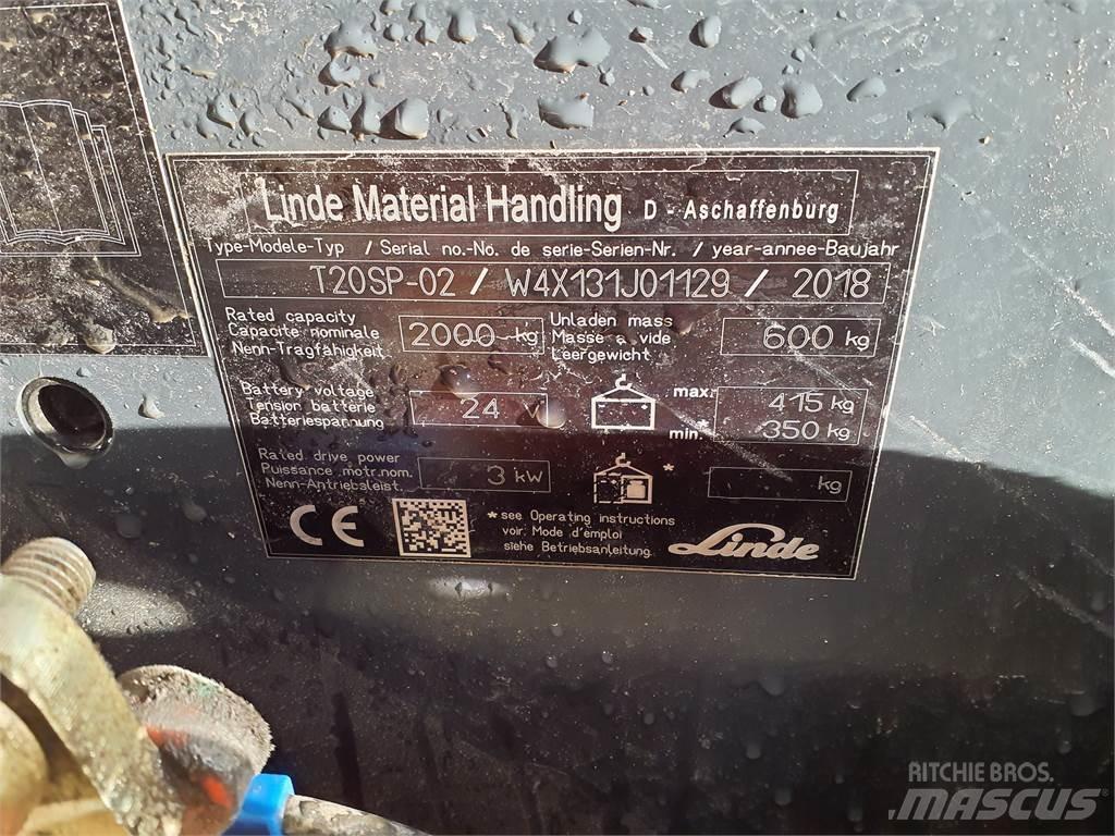 Linde T20SP kurz 경량 리프터