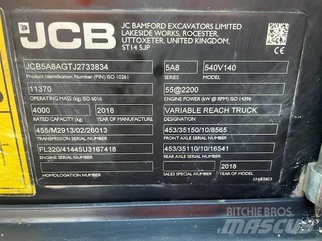 JCB 540-140 텔러 핸들러