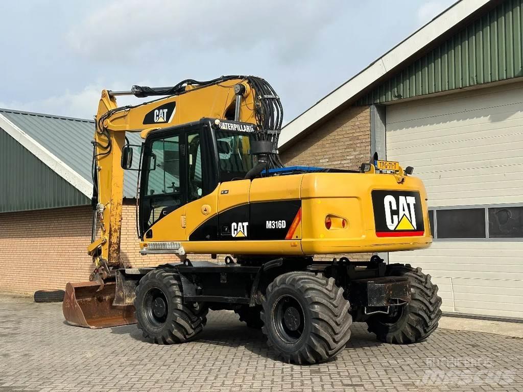 CAT M316D  휠 굴삭기