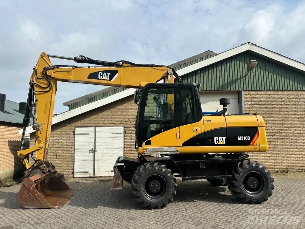 CAT M316D  휠 굴삭기