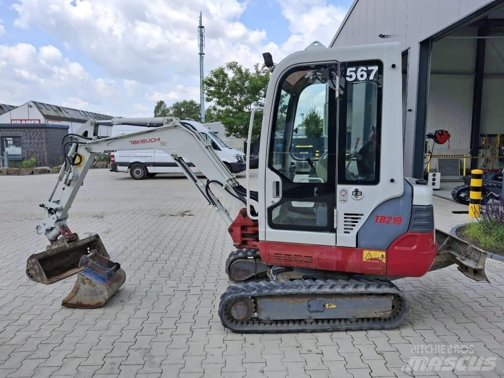 Takeuchi TB 219 소형 굴삭기 7톤 미만