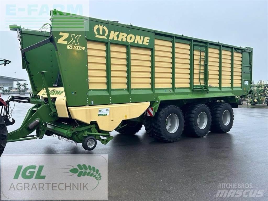 Krone zx 560 gl 곡물용 카트