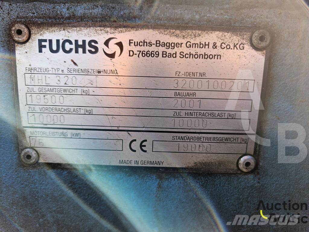 Fuchs MHL 320  휠 굴삭기