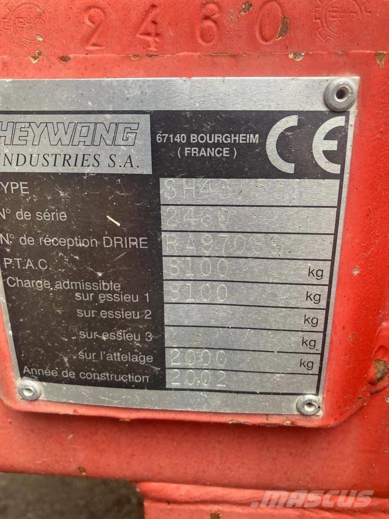 Heywang SH 43/55 S 퇴비살포기