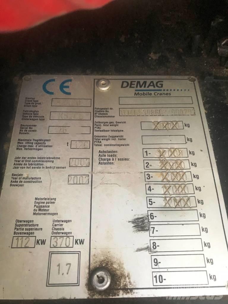 Demag AC 120 A/T 크레인