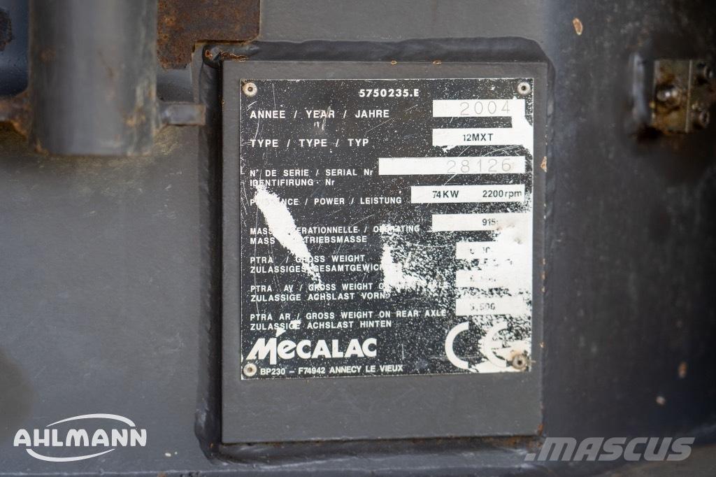 Mecalac 12 MXT  휠 굴삭기