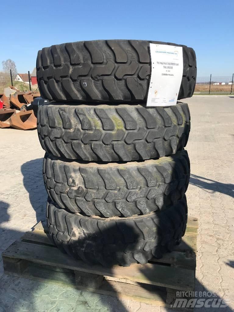 Dunlop 365/80R20 타이어, 휠 및 림