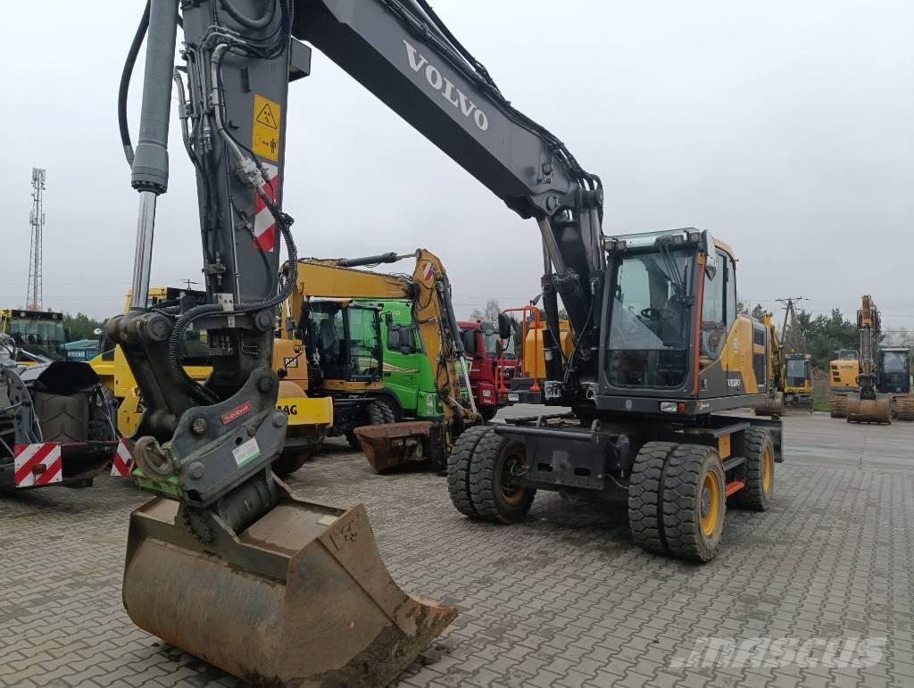 Volvo EW 220 E  휠 굴삭기