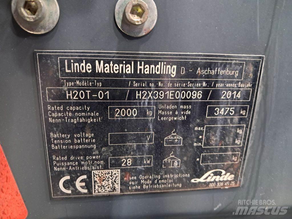 Linde H20T-01 LPG 지게차