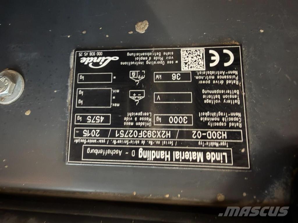 Linde H30D-02 디젤 지게차