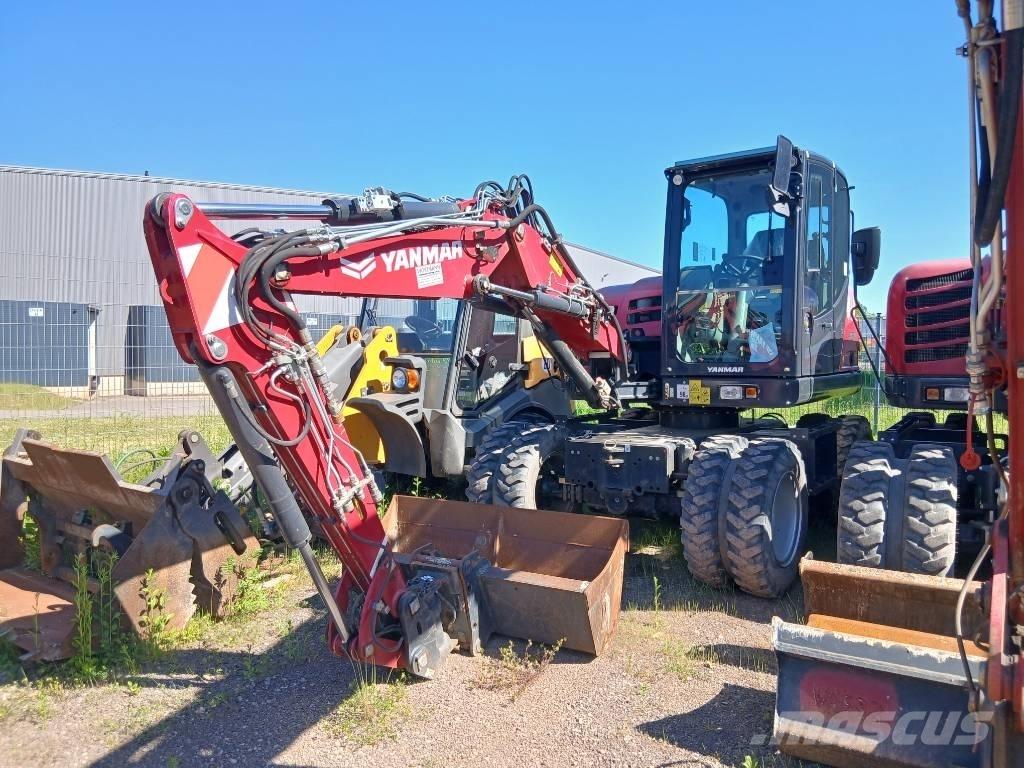 Yanmar B 75 W  휠 굴삭기
