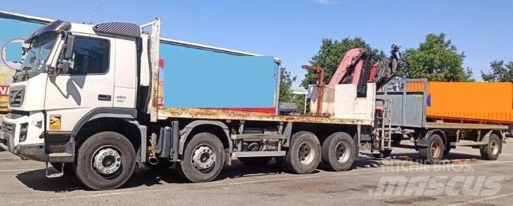 Volvo FM 460 플랫베드/드롭사이드 트럭