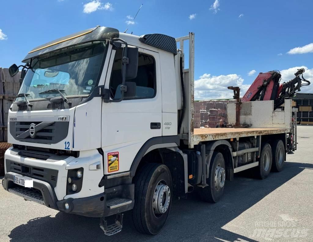 Volvo FM 460 플랫베드/드롭사이드 트럭